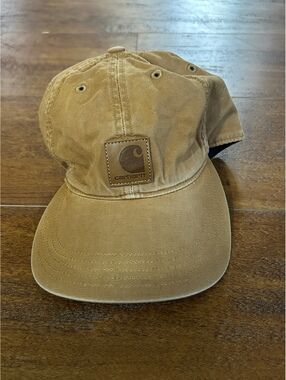Carhartt Brown Canvas Adjustable Baseball Cap
